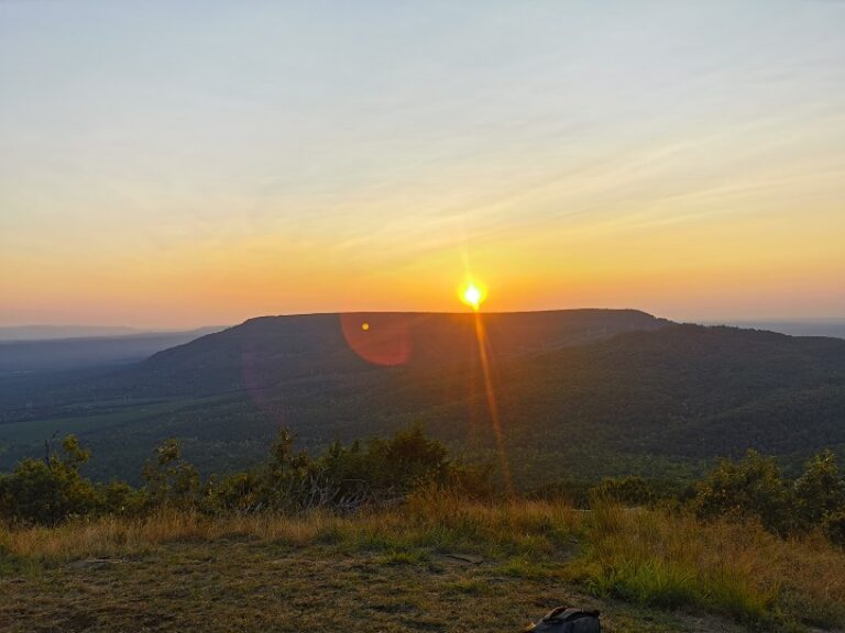 Sonnenuntergang.